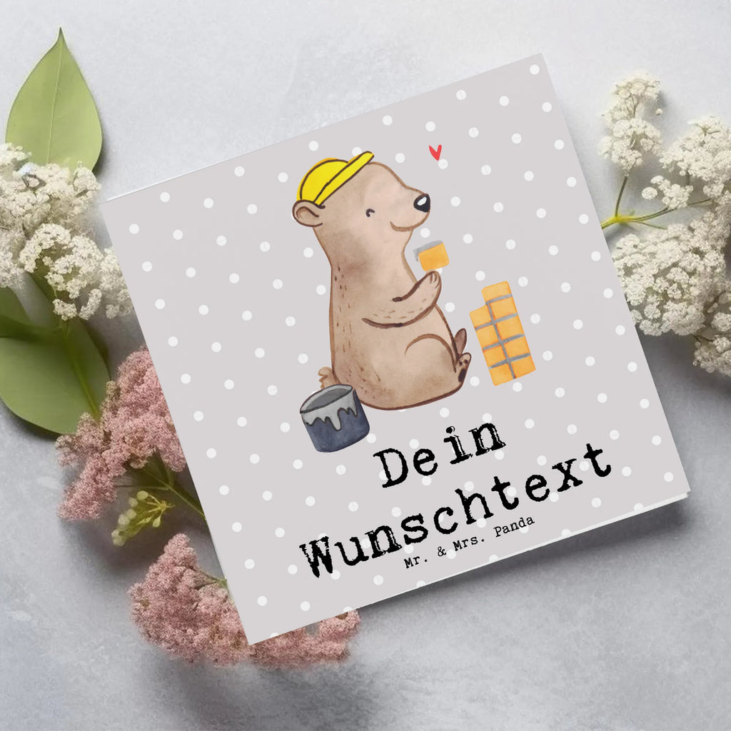 Personalized Deluxe Card bricklayer heart Personalisierte Geburtstagskarte, Grußkarte mit persönlichen Nachrichten, Grußkarte als Geldgeschenk, Personalisiertere Klappkarte, Grußkarte selbst gestalten, Personalisierte Glückwunschkarte, Personalisierte Karte, Personalisierte Hochzeitskarte, Personalisierte Einladungskarte, Grußkarte selber drucken, Grußkarten personalisiert, Personalisierte Grußkarte, Grußkarte mit Namen, Beruf, Ausbildung, Jubiläum, Abschied, Rente, Kollege, Kollegin, Geschenk, Schenken, Arbeitskollege, Mitarbeiter, Firma, Danke, Dankeschön, Maurermeister, Handwerker, Maurerbetrieb, Maurer, Gesellenprüfung