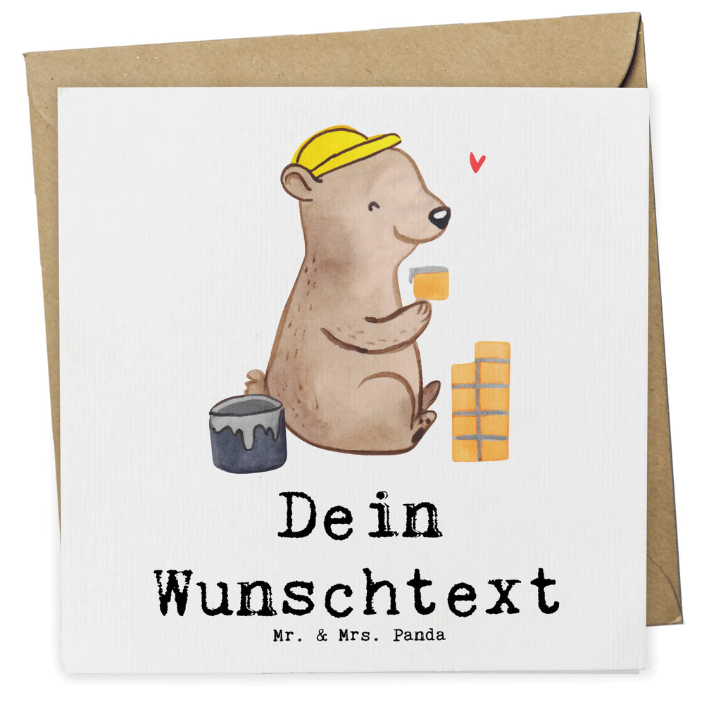 Personalized Deluxe Card bricklayer heart Personalisierte Geburtstagskarte, Grußkarte mit persönlichen Nachrichten, Grußkarte als Geldgeschenk, Personalisiertere Klappkarte, Grußkarte selbst gestalten, Personalisierte Glückwunschkarte, Personalisierte Karte, Personalisierte Hochzeitskarte, Personalisierte Einladungskarte, Grußkarte selber drucken, Grußkarten personalisiert, Personalisierte Grußkarte, Grußkarte mit Namen, Beruf, Ausbildung, Jubiläum, Abschied, Rente, Kollege, Kollegin, Geschenk, Schenken, Arbeitskollege, Mitarbeiter, Firma, Danke, Dankeschön, Maurermeister, Handwerker, Maurerbetrieb, Maurer, Gesellenprüfung