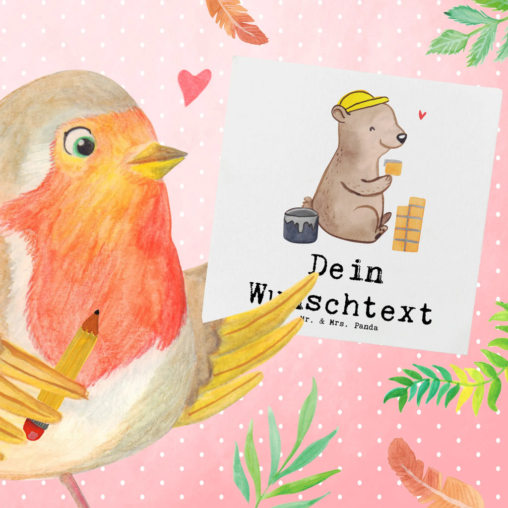 Personalized Deluxe Card bricklayer heart Personalisierte Geburtstagskarte, Grußkarte mit persönlichen Nachrichten, Grußkarte als Geldgeschenk, Personalisiertere Klappkarte, Grußkarte selbst gestalten, Personalisierte Glückwunschkarte, Personalisierte Karte, Personalisierte Hochzeitskarte, Personalisierte Einladungskarte, Grußkarte selber drucken, Grußkarten personalisiert, Personalisierte Grußkarte, Grußkarte mit Namen, Beruf, Ausbildung, Jubiläum, Abschied, Rente, Kollege, Kollegin, Geschenk, Schenken, Arbeitskollege, Mitarbeiter, Firma, Danke, Dankeschön, Maurermeister, Handwerker, Maurerbetrieb, Maurer, Gesellenprüfung