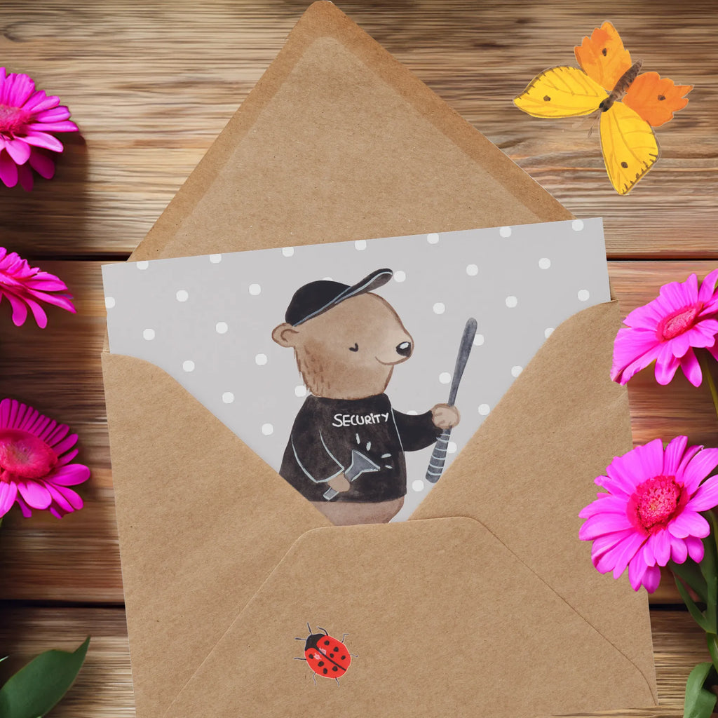 Personalized Deluxe Card Security Guard Heart Personalisierte Einladungskarte, Grußkarte mit persönlichen Nachrichten, Grußkarte als Geldgeschenk, Personalisierte Karte, Personalisierte Glückwunschkarte, Personalisierte Hochzeitskarte, Grußkarte selbst gestalten, Grußkarte selber drucken, Grußkarte mit Namen, Personalisierte Geburtstagskarte, Grußkarten personalisiert, Personalisiertere Klappkarte, Personalisierte Grußkarte, Beruf, Ausbildung, Jubiläum, Abschied, Rente, Kollege, Kollegin, Geschenk, Schenken, Arbeitskollege, Mitarbeiter, Firma, Danke, Dankeschön