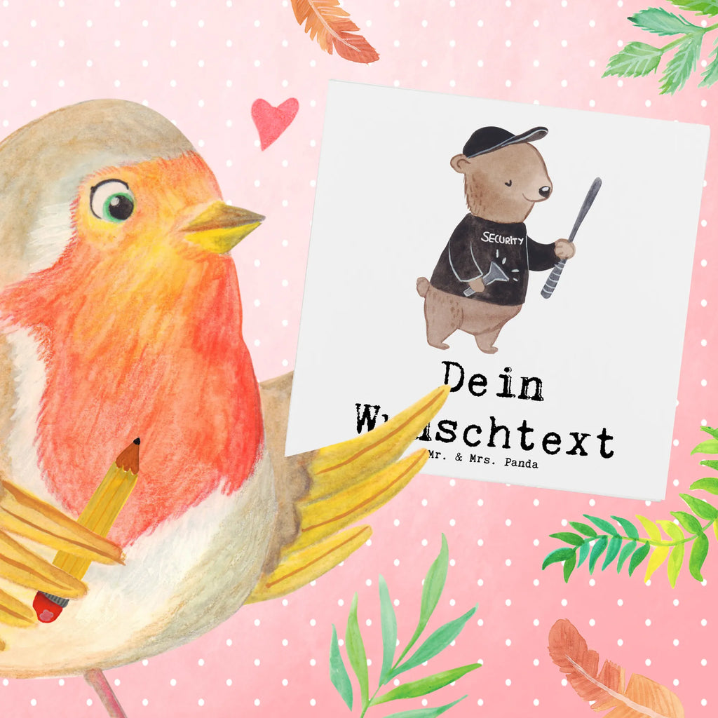 Personalized Deluxe Card Security Guard Heart Personalisierte Einladungskarte, Grußkarte mit persönlichen Nachrichten, Grußkarte als Geldgeschenk, Personalisierte Karte, Personalisierte Glückwunschkarte, Personalisierte Hochzeitskarte, Grußkarte selbst gestalten, Grußkarte selber drucken, Grußkarte mit Namen, Personalisierte Geburtstagskarte, Grußkarten personalisiert, Personalisiertere Klappkarte, Personalisierte Grußkarte, Beruf, Ausbildung, Jubiläum, Abschied, Rente, Kollege, Kollegin, Geschenk, Schenken, Arbeitskollege, Mitarbeiter, Firma, Danke, Dankeschön