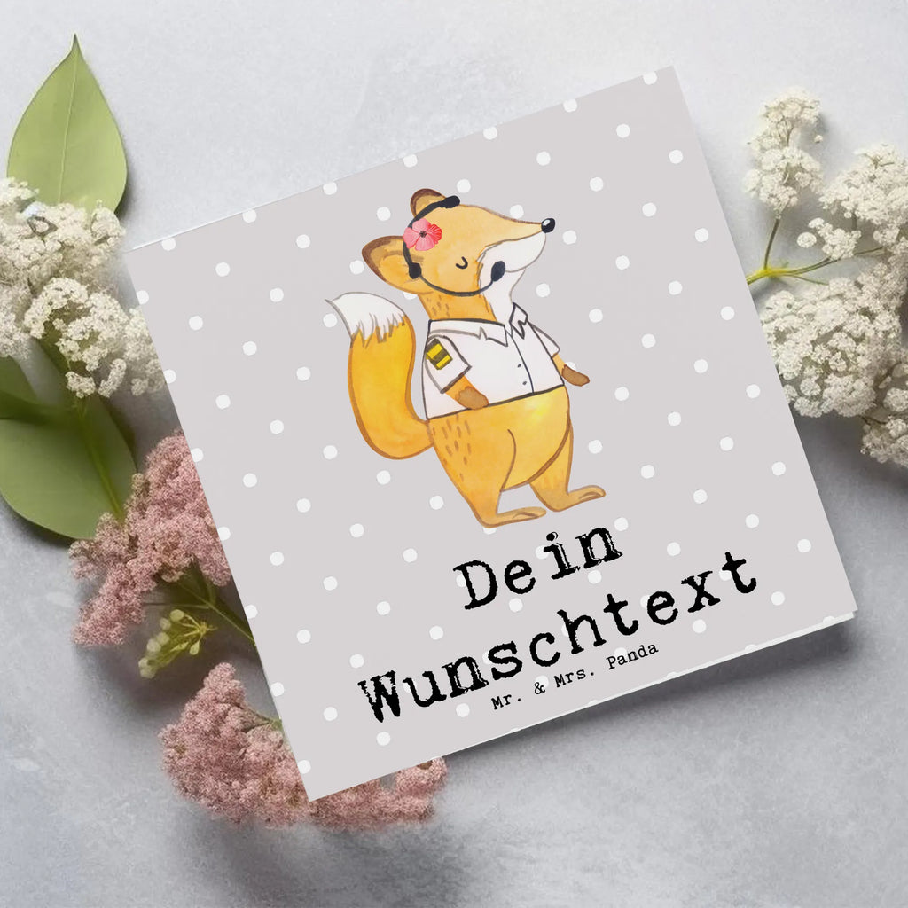 Personalized Deluxe Card female pilot Heart Personalisierte Glückwunschkarte, Personalisierte Geburtstagskarte, Grußkarte als Geldgeschenk, Grußkarte selbst gestalten, Personalisierte Karte, Grußkarte mit persönlichen Nachrichten, Grußkarte mit Namen, Grußkarten personalisiert, Personalisiertere Klappkarte, Grußkarte selber drucken, Personalisierte Grußkarte, Personalisierte Einladungskarte, Personalisierte Hochzeitskarte, Beruf, Ausbildung, Jubiläum, Abschied, Rente, Kollege, Kollegin, Geschenk, Schenken, Arbeitskollege, Mitarbeiter, Firma, Danke, Dankeschön, Cockpit, Flugzeug, Pilotin, Flugkapitänin