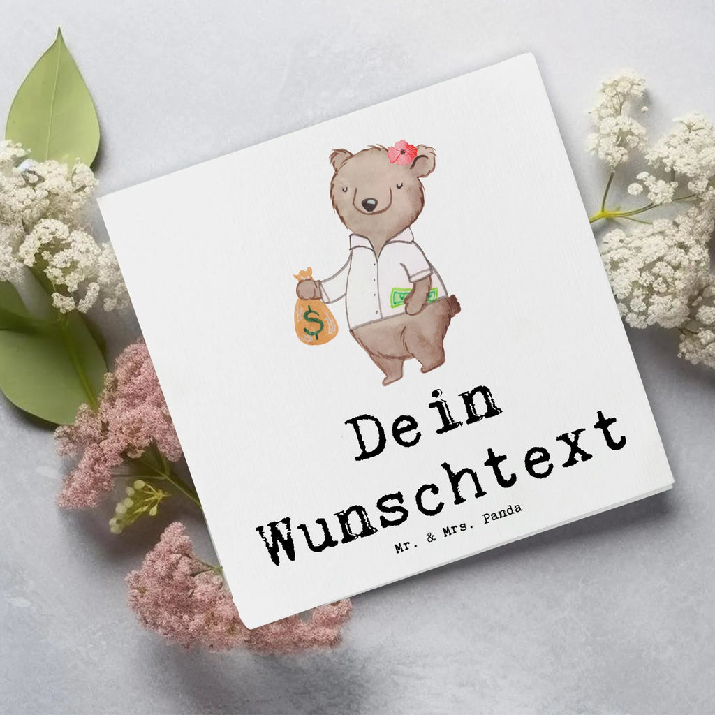 Personalized Deluxe Card female banker heart Personalisierte Glückwunschkarte, Grußkarte selber drucken, Grußkarte selbst gestalten, Grußkarte als Geldgeschenk, Grußkarte mit Namen, Personalisierte Geburtstagskarte, Personalisierte Grußkarte, Personalisierte Einladungskarte, Grußkarte mit persönlichen Nachrichten, Grußkarten personalisiert, Personalisierte Hochzeitskarte, Personalisierte Karte, Personalisiertere Klappkarte, Beruf, Ausbildung, Jubiläum, Abschied, Rente, Kollege, Kollegin, Geschenk, Schenken, Arbeitskollege, Mitarbeiter, Firma, Danke, Dankeschön, Bankfachfrau, Bankangestellte, Bankberaterin, Bänkerin