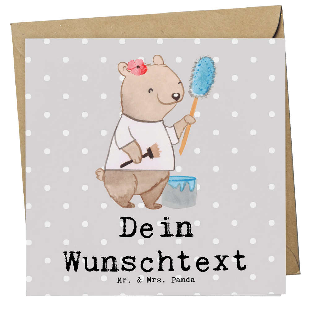 Personalized Deluxe Card female painter heart Grußkarte selber drucken, Personalisierte Hochzeitskarte, Grußkarte mit persönlichen Nachrichten, Personalisierte Geburtstagskarte, Personalisierte Grußkarte, Grußkarten personalisiert, Personalisiertere Klappkarte, Grußkarte selbst gestalten, Personalisierte Karte, Grußkarte mit Namen, Personalisierte Glückwunschkarte, Personalisierte Einladungskarte, Grußkarte als Geldgeschenk, Beruf, Ausbildung, Jubiläum, Abschied, Rente, Kollege, Kollegin, Geschenk, Schenken, Arbeitskollege, Mitarbeiter, Firma, Danke, Dankeschön, Meisterprüfung, Gesellenprüfung, Malermeisterin, Maler, Malerbetrieb