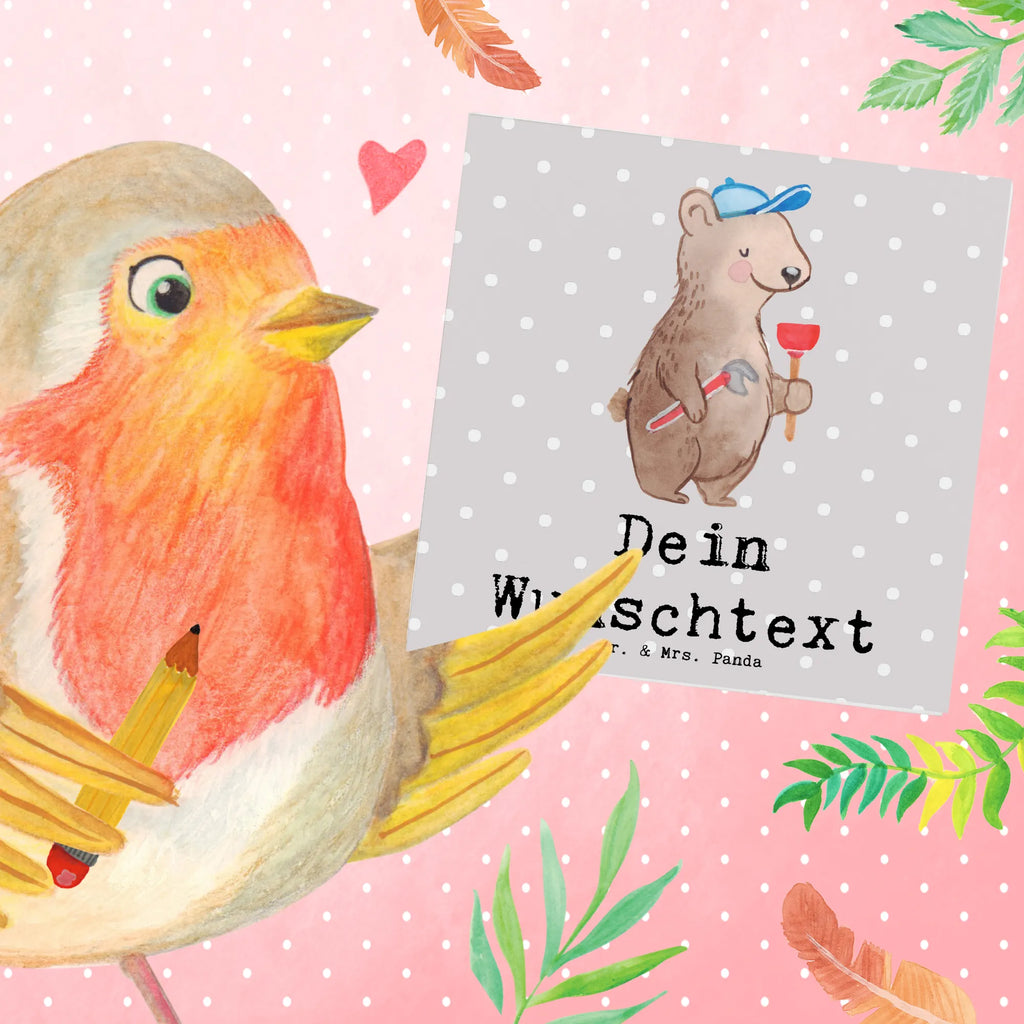 Personalized Deluxe Card Plumber Heart Grußkarte als Geldgeschenk, Personalisiertere Klappkarte, Grußkarten personalisiert, Grußkarte mit persönlichen Nachrichten, Personalisierte Hochzeitskarte, Personalisierte Karte, Grußkarte selber drucken, Personalisierte Einladungskarte, Grußkarte selbst gestalten, Personalisierte Geburtstagskarte, Grußkarte mit Namen, Personalisierte Grußkarte, Personalisierte Glückwunschkarte, Beruf, Ausbildung, Jubiläum, Abschied, Rente, Kollege, Kollegin, Geschenk, Schenken, Arbeitskollege, Mitarbeiter, Firma, Danke, Dankeschön, Handwerker, Gesellenprüfung, Bauklempner, Fachbetrieb, Sanitärinstallationen, Meister, Klempner, Installateur