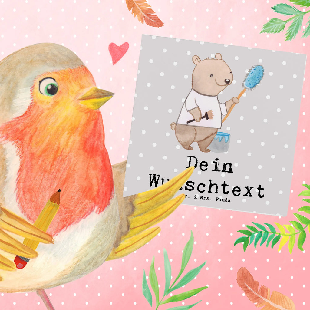 Personalized Deluxe Card Painter Heart Personalisierte Geburtstagskarte, Grußkarte selbst gestalten, Personalisierte Einladungskarte, Grußkarte mit persönlichen Nachrichten, Personalisierte Hochzeitskarte, Personalisierte Grußkarte, Grußkarte mit Namen, Personalisiertere Klappkarte, Personalisierte Karte, Grußkarte selber drucken, Grußkarten personalisiert, Personalisierte Glückwunschkarte, Grußkarte als Geldgeschenk, Beruf, Ausbildung, Jubiläum, Abschied, Rente, Kollege, Kollegin, Geschenk, Schenken, Arbeitskollege, Mitarbeiter, Firma, Danke, Dankeschön, Meisterprüfung, Maler, Gesellenprüfung, Malermeister, Malerbetrieb