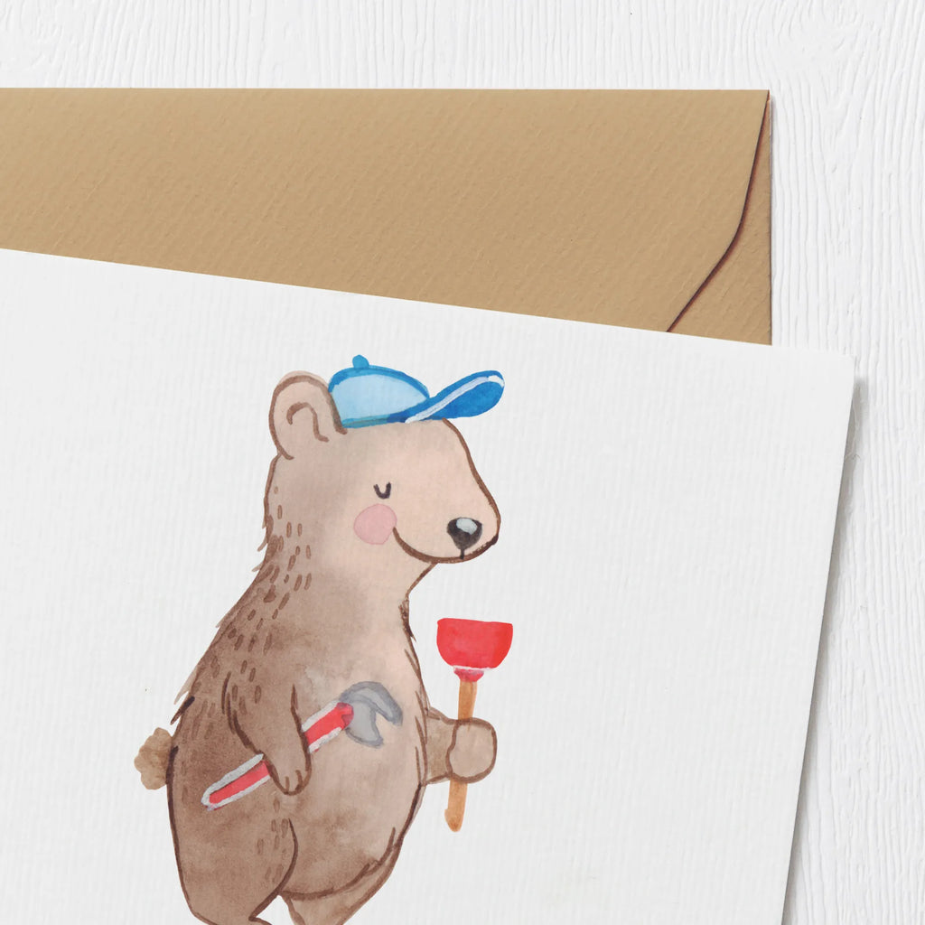 Personalized Deluxe Card Plumber Heart Grußkarte als Geldgeschenk, Personalisiertere Klappkarte, Grußkarten personalisiert, Grußkarte mit persönlichen Nachrichten, Personalisierte Hochzeitskarte, Personalisierte Karte, Grußkarte selber drucken, Personalisierte Einladungskarte, Grußkarte selbst gestalten, Personalisierte Geburtstagskarte, Grußkarte mit Namen, Personalisierte Grußkarte, Personalisierte Glückwunschkarte, Beruf, Ausbildung, Jubiläum, Abschied, Rente, Kollege, Kollegin, Geschenk, Schenken, Arbeitskollege, Mitarbeiter, Firma, Danke, Dankeschön, Handwerker, Gesellenprüfung, Bauklempner, Fachbetrieb, Sanitärinstallationen, Meister, Klempner, Installateur