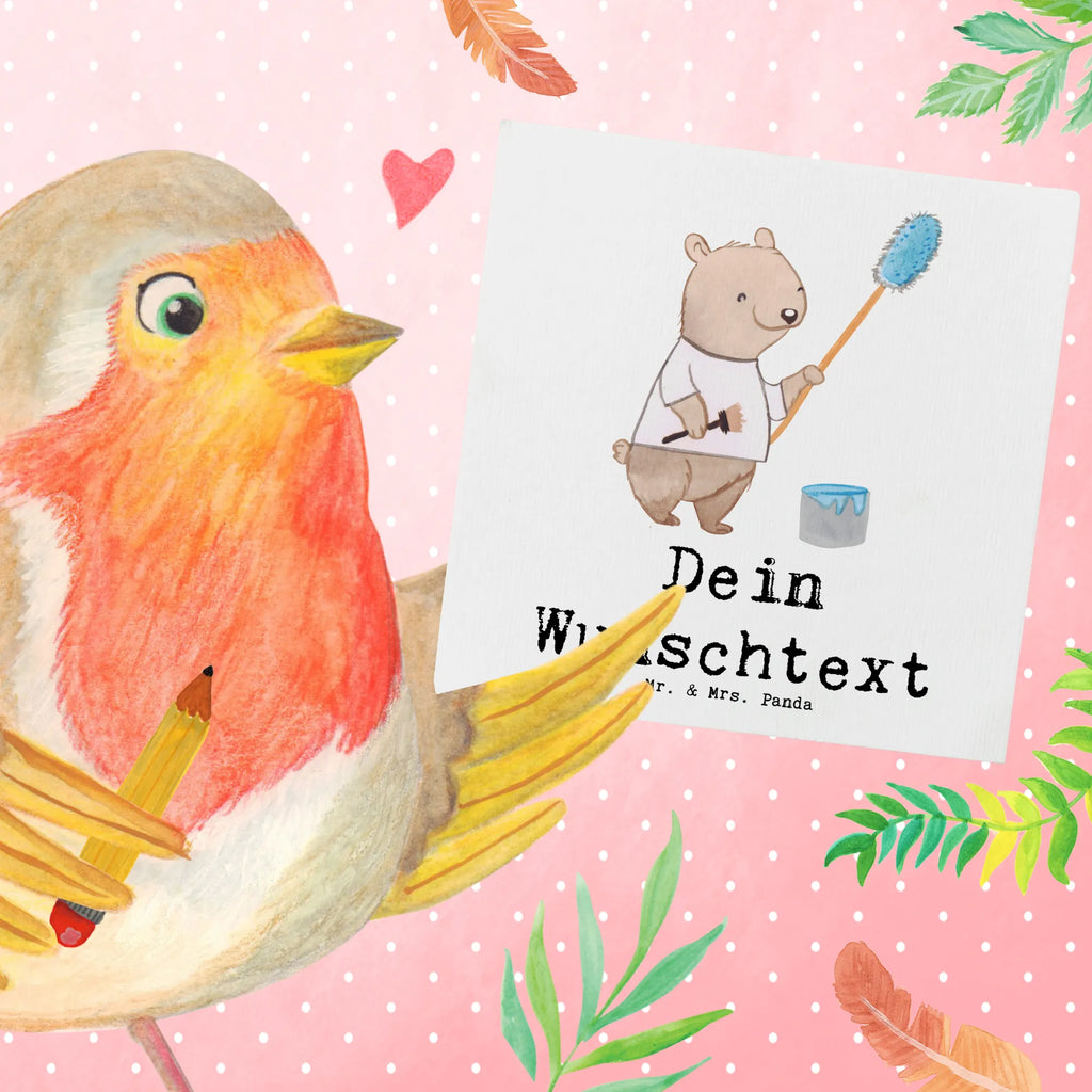 Personalized Deluxe Card Painter Heart Personalisierte Geburtstagskarte, Grußkarte selbst gestalten, Personalisierte Einladungskarte, Grußkarte mit persönlichen Nachrichten, Personalisierte Hochzeitskarte, Personalisierte Grußkarte, Grußkarte mit Namen, Personalisiertere Klappkarte, Personalisierte Karte, Grußkarte selber drucken, Grußkarten personalisiert, Personalisierte Glückwunschkarte, Grußkarte als Geldgeschenk, Beruf, Ausbildung, Jubiläum, Abschied, Rente, Kollege, Kollegin, Geschenk, Schenken, Arbeitskollege, Mitarbeiter, Firma, Danke, Dankeschön, Meisterprüfung, Maler, Gesellenprüfung, Malermeister, Malerbetrieb