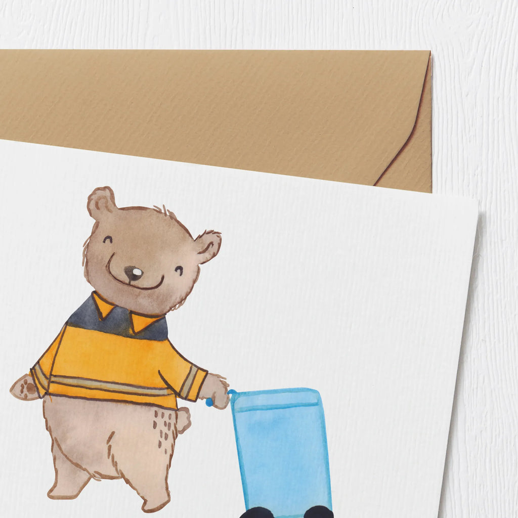 Personalized Deluxe Card Waste collector Heart Personalisierte Hochzeitskarte, Personalisierte Einladungskarte, Grußkarte als Geldgeschenk, Grußkarten personalisiert, Grußkarte mit Namen, Grußkarte selbst gestalten, Grußkarte selber drucken, Personalisierte Glückwunschkarte, Grußkarte mit persönlichen Nachrichten, Personalisierte Grußkarte, Personalisierte Geburtstagskarte, Personalisiertere Klappkarte, Personalisierte Karte, Beruf, Ausbildung, Jubiläum, Abschied, Rente, Kollege, Kollegin, Geschenk, Schenken, Arbeitskollege, Mitarbeiter, Firma, Danke, Dankeschön, Kehrichtmann, Müllentsorger, Müllmann, Fachkraft Kreislauf- und Abfallwirtschaft, Müllwerker, Müllfahrer