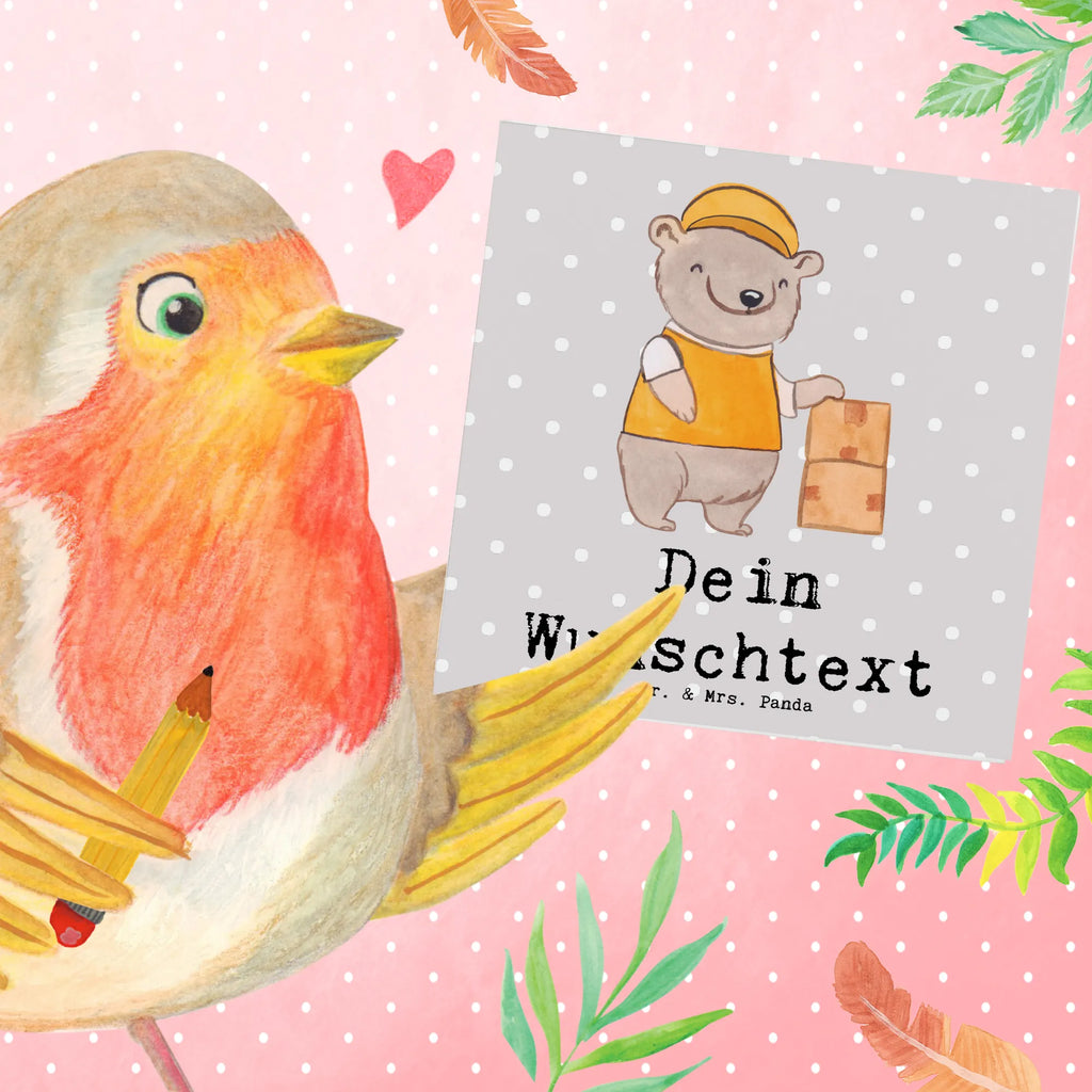 Personalized Deluxe Card Package Delivery Person heart Personalisiertere Klappkarte, Personalisierte Grußkarte, Grußkarte selber drucken, Personalisierte Karte, Personalisierte Einladungskarte, Grußkarte selbst gestalten, Grußkarte mit persönlichen Nachrichten, Personalisierte Glückwunschkarte, Personalisierte Hochzeitskarte, Grußkarte als Geldgeschenk, Personalisierte Geburtstagskarte, Grußkarte mit Namen, Grußkarten personalisiert, Beruf, Ausbildung, Jubiläum, Abschied, Rente, Kollege, Kollegin, Geschenk, Schenken, Arbeitskollege, Mitarbeiter, Firma, Danke, Dankeschön, Paketzusteller, Zustellservice Pakete, Paketbote