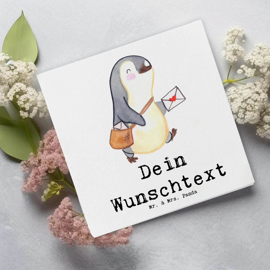 Personalized Deluxe Card postman Heart Personalisierte Hochzeitskarte, Personalisierte Grußkarte, Personalisierte Geburtstagskarte, Grußkarte selber drucken, Grußkarte mit Namen, Personalisierte Einladungskarte, Grußkarte als Geldgeschenk, Grußkarten personalisiert, Personalisierte Karte, Personalisierte Glückwunschkarte, Grußkarte selbst gestalten, Grußkarte mit persönlichen Nachrichten, Personalisiertere Klappkarte, Beruf, Ausbildung, Jubiläum, Abschied, Rente, Kollege, Kollegin, Geschenk, Schenken, Arbeitskollege, Mitarbeiter, Firma, Danke, Dankeschön, Postler, Briefzusteller, Briefträger, Postbote