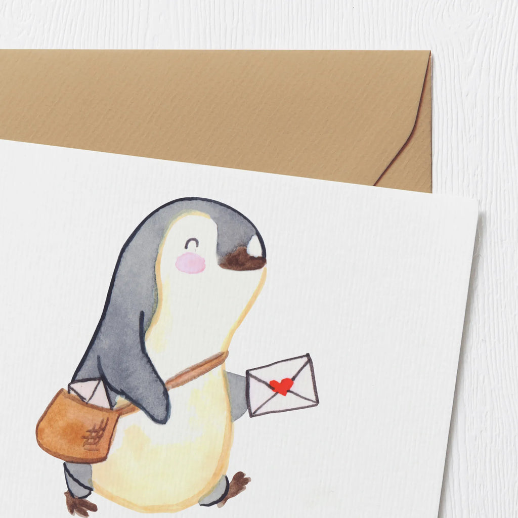 Personalized Deluxe Card postman Heart Personalisierte Hochzeitskarte, Personalisierte Grußkarte, Personalisierte Geburtstagskarte, Grußkarte selber drucken, Grußkarte mit Namen, Personalisierte Einladungskarte, Grußkarte als Geldgeschenk, Grußkarten personalisiert, Personalisierte Karte, Personalisierte Glückwunschkarte, Grußkarte selbst gestalten, Grußkarte mit persönlichen Nachrichten, Personalisiertere Klappkarte, Beruf, Ausbildung, Jubiläum, Abschied, Rente, Kollege, Kollegin, Geschenk, Schenken, Arbeitskollege, Mitarbeiter, Firma, Danke, Dankeschön, Postler, Briefzusteller, Briefträger, Postbote