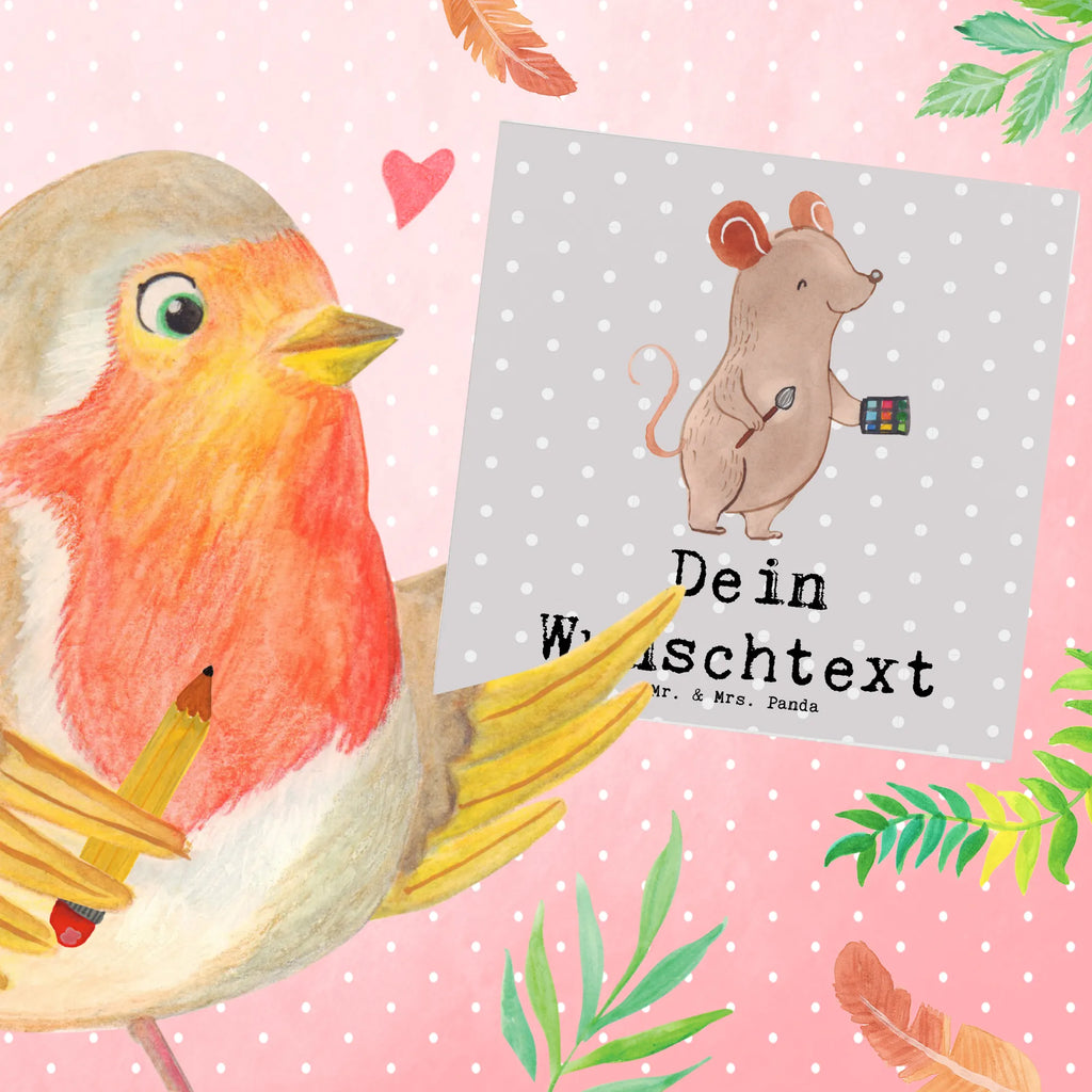 Personalisierte Deluxe Karte Maskenbildner Herz Personalisierte Karte, Grußkarten personalisiert, Personalisierte Einladungskarte, Personalisiertere Klappkarte, Grußkarte als Geldgeschenk, Personalisierte Geburtstagskarte, Grußkarte mit persönlichen Nachrichten, Grußkarte selbst gestalten, Grußkarte mit Namen, Personalisierte Glückwunschkarte, Personalisierte Hochzeitskarte, Grußkarte selber drucken, Personalisierte Grußkarte, Beruf, Ausbildung, Jubiläum, Abschied, Rente, Kollege, Kollegin, Geschenk, Schenken, Arbeitskollege, Mitarbeiter, Firma, Danke, Dankeschön, Eröffnung, Make Up Artist, Visagist, Kosmetikstudio, Maskenbildner, Beauty Salon, Kosmetiker