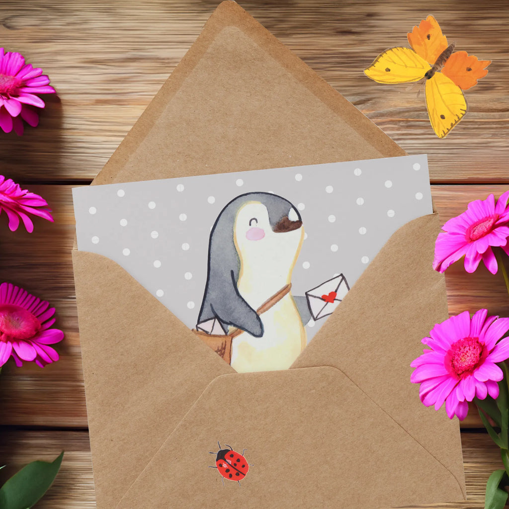 Personalized Deluxe Card postman Heart Personalisierte Hochzeitskarte, Personalisierte Grußkarte, Personalisierte Geburtstagskarte, Grußkarte selber drucken, Grußkarte mit Namen, Personalisierte Einladungskarte, Grußkarte als Geldgeschenk, Grußkarten personalisiert, Personalisierte Karte, Personalisierte Glückwunschkarte, Grußkarte selbst gestalten, Grußkarte mit persönlichen Nachrichten, Personalisiertere Klappkarte, Beruf, Ausbildung, Jubiläum, Abschied, Rente, Kollege, Kollegin, Geschenk, Schenken, Arbeitskollege, Mitarbeiter, Firma, Danke, Dankeschön, Postler, Briefzusteller, Briefträger, Postbote