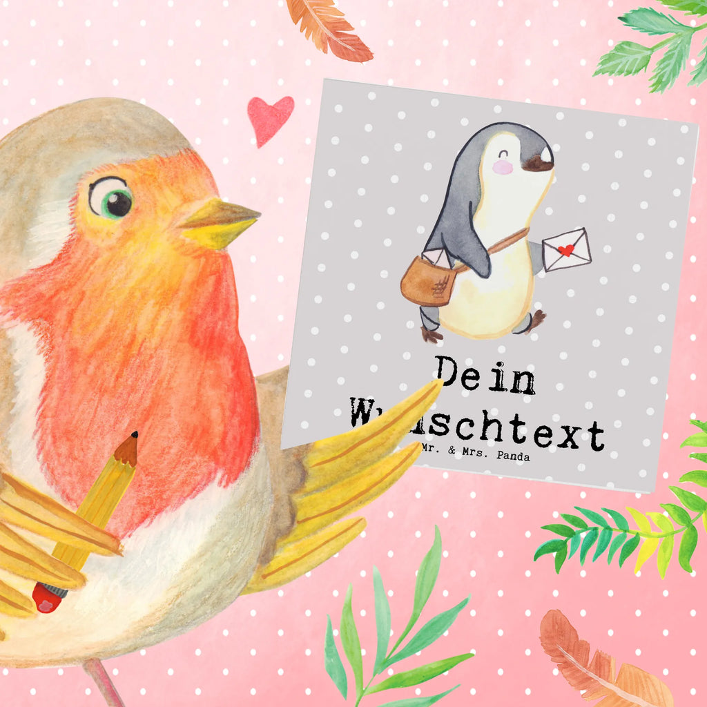 Personalized Deluxe Card postman Heart Personalisierte Hochzeitskarte, Personalisierte Grußkarte, Personalisierte Geburtstagskarte, Grußkarte selber drucken, Grußkarte mit Namen, Personalisierte Einladungskarte, Grußkarte als Geldgeschenk, Grußkarten personalisiert, Personalisierte Karte, Personalisierte Glückwunschkarte, Grußkarte selbst gestalten, Grußkarte mit persönlichen Nachrichten, Personalisiertere Klappkarte, Beruf, Ausbildung, Jubiläum, Abschied, Rente, Kollege, Kollegin, Geschenk, Schenken, Arbeitskollege, Mitarbeiter, Firma, Danke, Dankeschön, Postler, Briefzusteller, Briefträger, Postbote