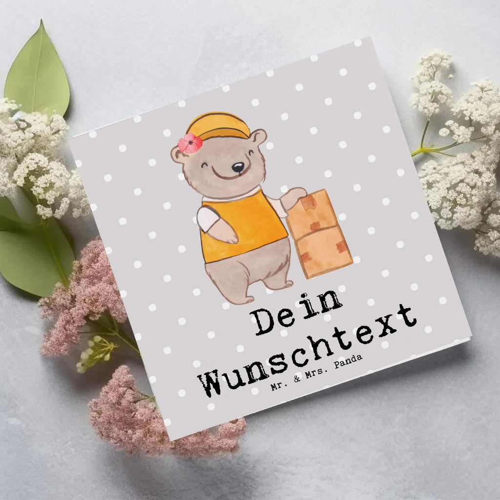 Personalisierte Deluxe Karte Fachlageristin Herz Grußkarte mit persönlichen Nachrichten, Grußkarte selber drucken, Grußkarte selbst gestalten, Personalisierte Karte, Personalisiertere Klappkarte, Personalisierte Glückwunschkarte, Personalisierte Geburtstagskarte, Grußkarte als Geldgeschenk, Personalisierte Einladungskarte, Personalisierte Hochzeitskarte, Personalisierte Grußkarte, Grußkarte mit Namen, Grußkarten personalisiert, Beruf, Ausbildung, Jubiläum, Abschied, Rente, Kollege, Kollegin, Geschenk, Schenken, Arbeitskollege, Mitarbeiter, Firma, Danke, Dankeschön, Lagerverwalterin, Fachlageristin, Lagerarbeiterin, Lageristin