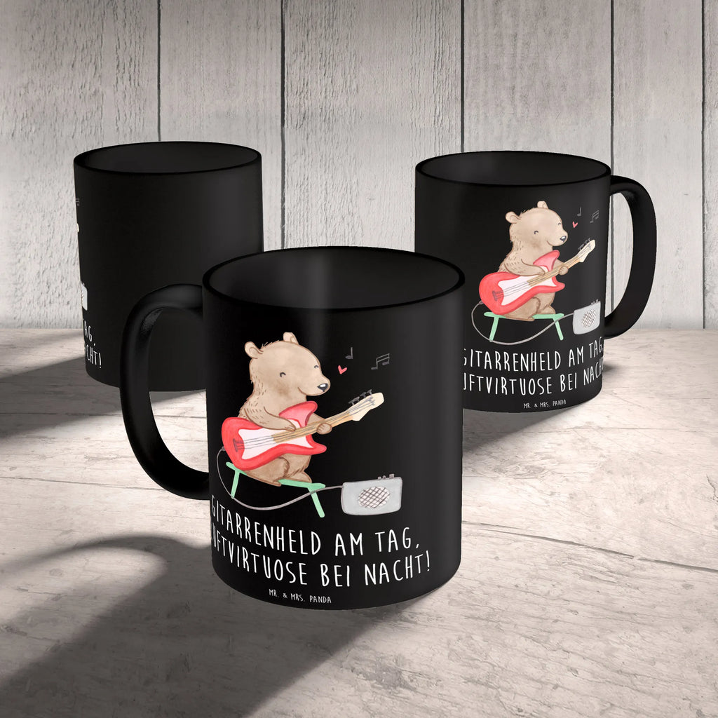 Tasse Gitarrenheld Teetasse, Kaffeetasse, Tasse, Geschenktasse, Keramiktasse, Tasse mit Zitaten, Tasse mit Motiven, Porzellantasse, Bürotasse, Instrumente, Geschenke Musiker, Musikliebhaber