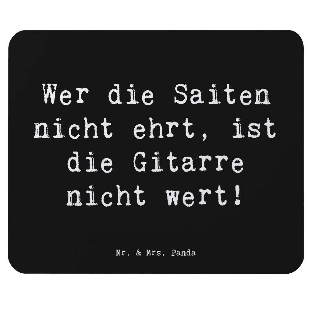 Mouse mat Saying Wer die Saiten nicht ehrt, ist die Gitarre nicht wert! Arbeitszimmer, Mausunterlage, Einzigartiges Mauspad, Designer Mauspad, Mauspad Büro, PC Zubehör, Mauspad, Computer zubehör, Büroausstattung, Mousepad, Instrumente, Geschenke Musiker, Musikliebhaber