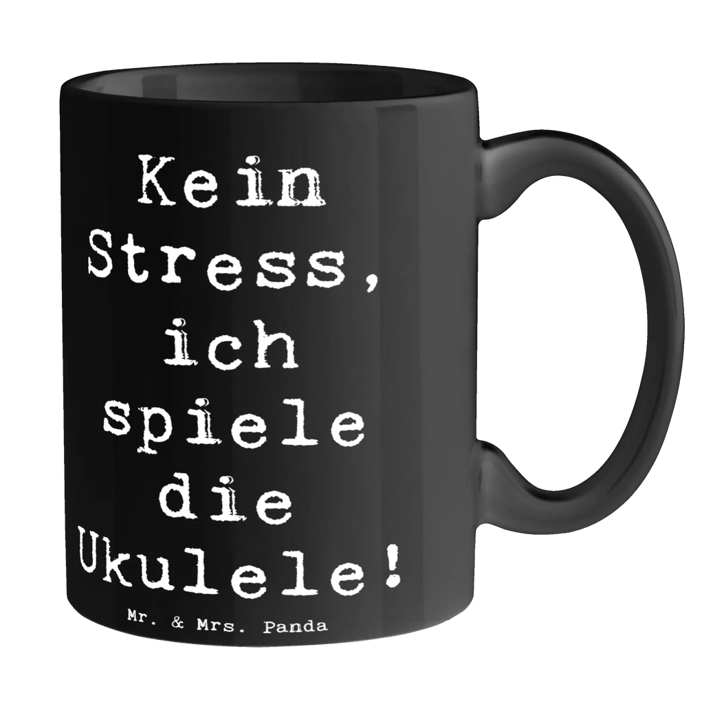 Tasse Spruch Ukulele Entspannung Geschenktasse, Teetasse, Keramiktasse, Tasse, Tasse mit Zitaten, Tasse mit Motiven, Porzellantasse, Kaffeetasse, Bürotasse, Instrumente, Geschenke Musiker, Musikliebhaber