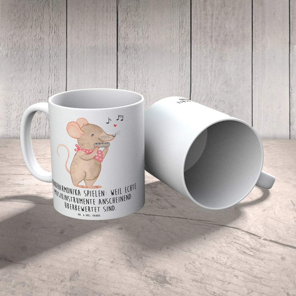Mug Mundharmonika spielen: Weil echte Musikinstrumente anscheinend überbewertet sind. Tasse, Geschenktasse, Tasse mit Motiven, Keramiktasse, Porzellantasse, Bürotasse, Tasse mit Zitaten, Kaffeetasse, Teetasse, Instrumente, Geschenke Musiker, Musikliebhaber