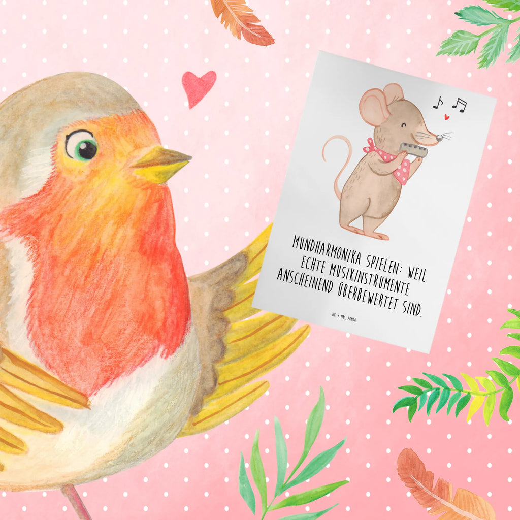 Greetings card Mundharmonika spielen: Weil echte Musikinstrumente anscheinend überbewertet sind. Klappkarte, Hochzeitskarte, Grußkarte, Glückwunschkarte, Geburtstagskarte, Karte, Einladungskarte, Ansichtskarten, Instrumente, Geschenke Musiker, Musikliebhaber