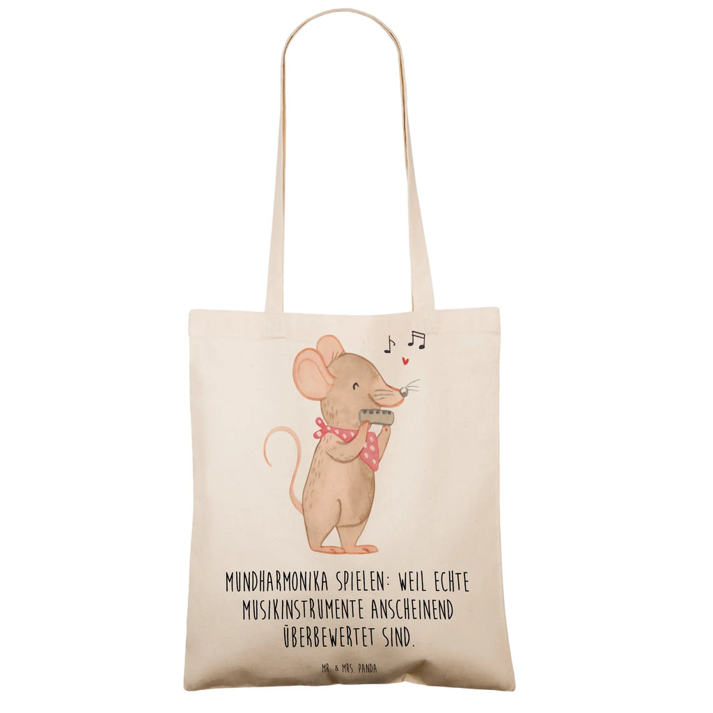 Tote bag Mundharmonika spielen: Weil echte Musikinstrumente anscheinend überbewertet sind. Tasche, Stoffbeutel, Einkaufstasche, Stofftasche, Jutebeutel, Schultertasche, Beuteltasche, Strandtasche, Tragetasche, Einkaufstüte, Badetasche, Umhängetasche, Beutel, Laptoptasche, Jutetasche, Shopper, Instrumente, Geschenke Musiker, Musikliebhaber