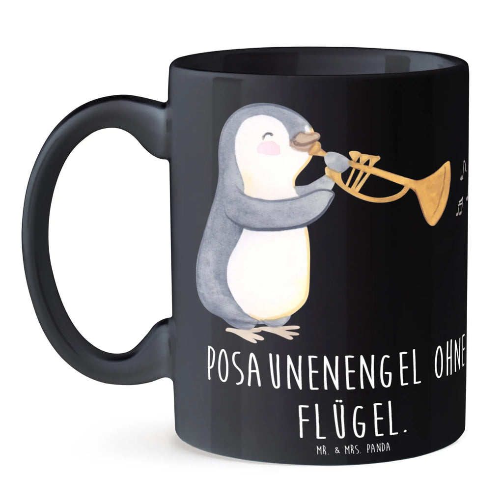 Mug Posaunenengel ohne Flügel. Bürotasse, Kaffeetasse, Teetasse, Tasse, Geschenktasse, Keramiktasse, Tasse mit Motiven, Porzellantasse, Tasse mit Zitaten, Instrumente, Geschenke Musiker, Musikliebhaber