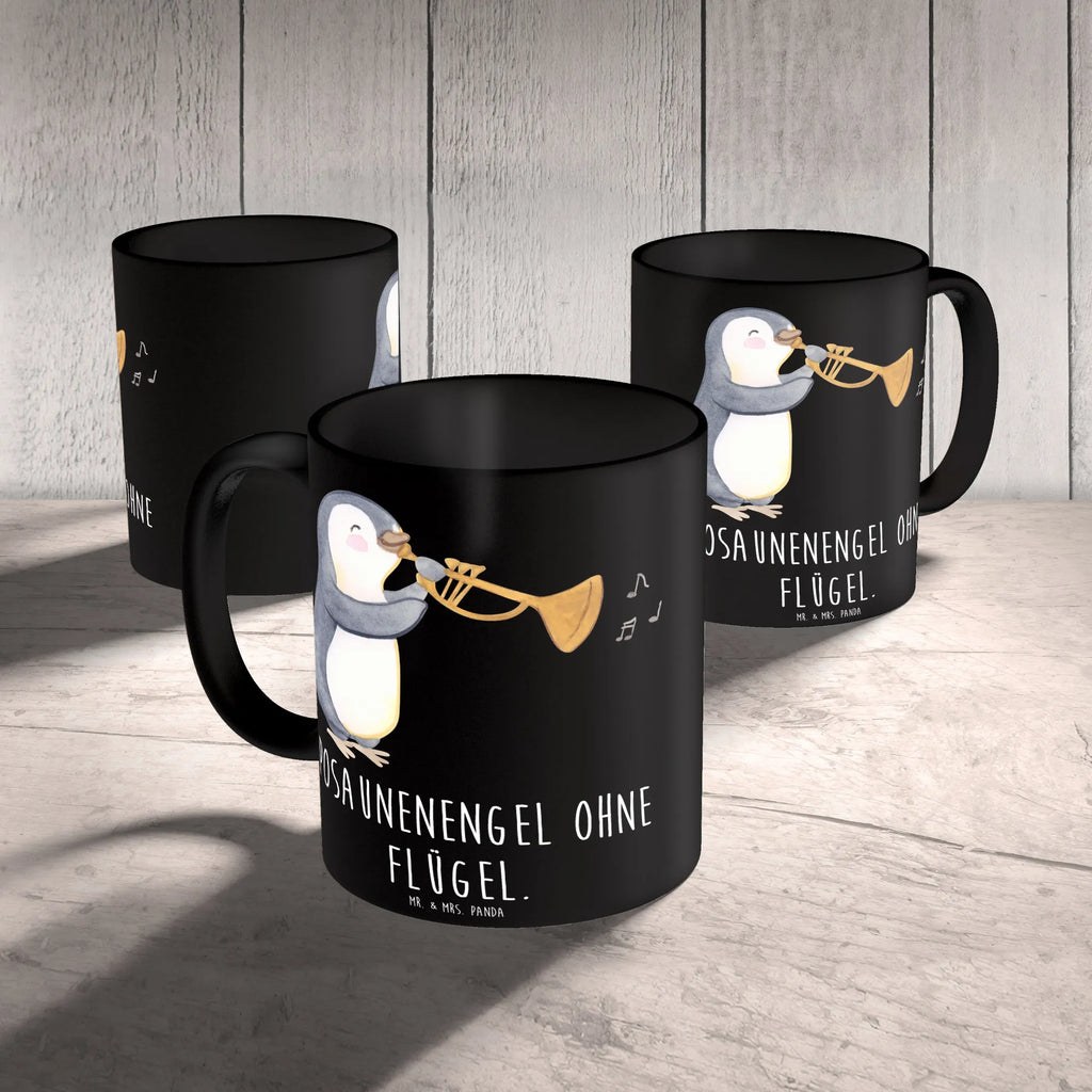 Mug Posaunenengel ohne Flügel. Bürotasse, Kaffeetasse, Teetasse, Tasse, Geschenktasse, Keramiktasse, Tasse mit Motiven, Porzellantasse, Tasse mit Zitaten, Instrumente, Geschenke Musiker, Musikliebhaber
