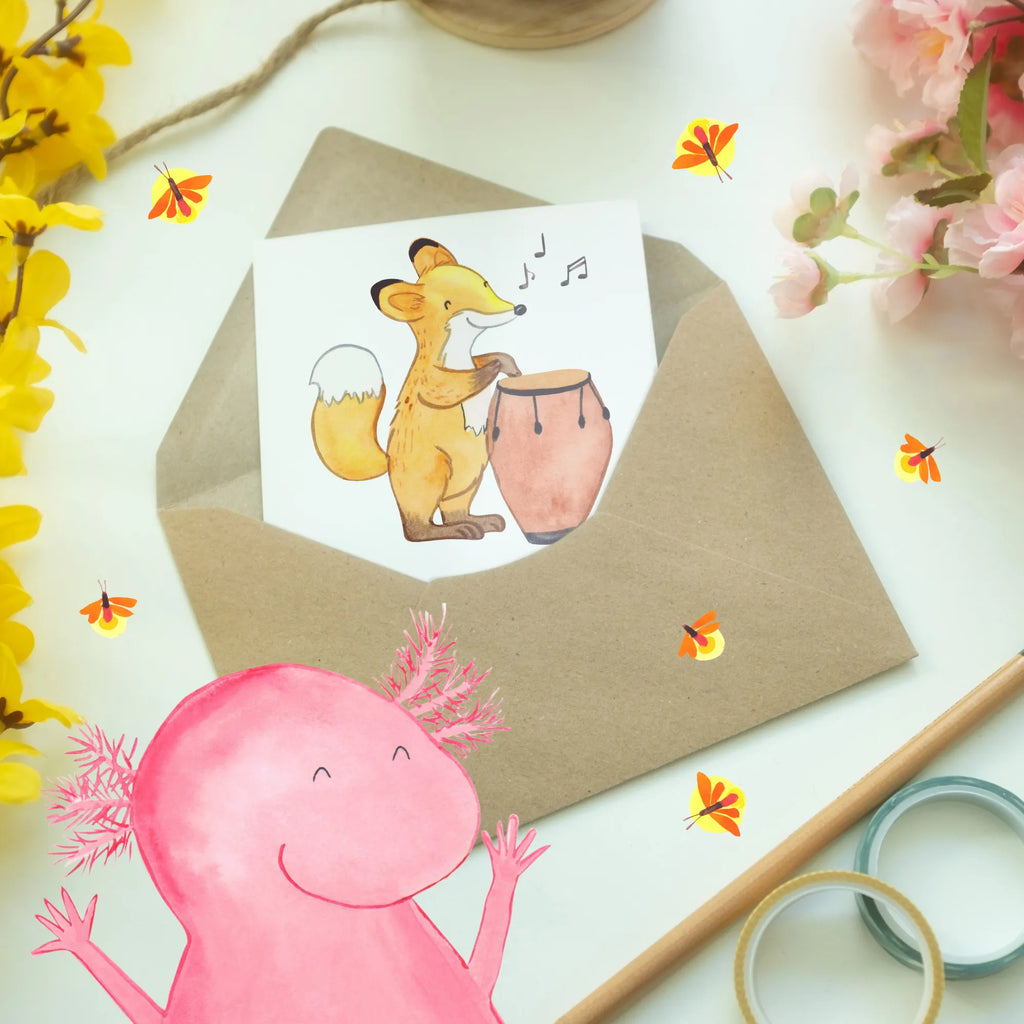 Grußkarte Bunte Congas Geburtstagskarte, Glückwunschkarte, Grußkarte, Einladungskarte, Ansichtskarten, Klappkarte, Hochzeitskarte, Karte, Instrumente, Geschenke Musiker, Musikliebhaber