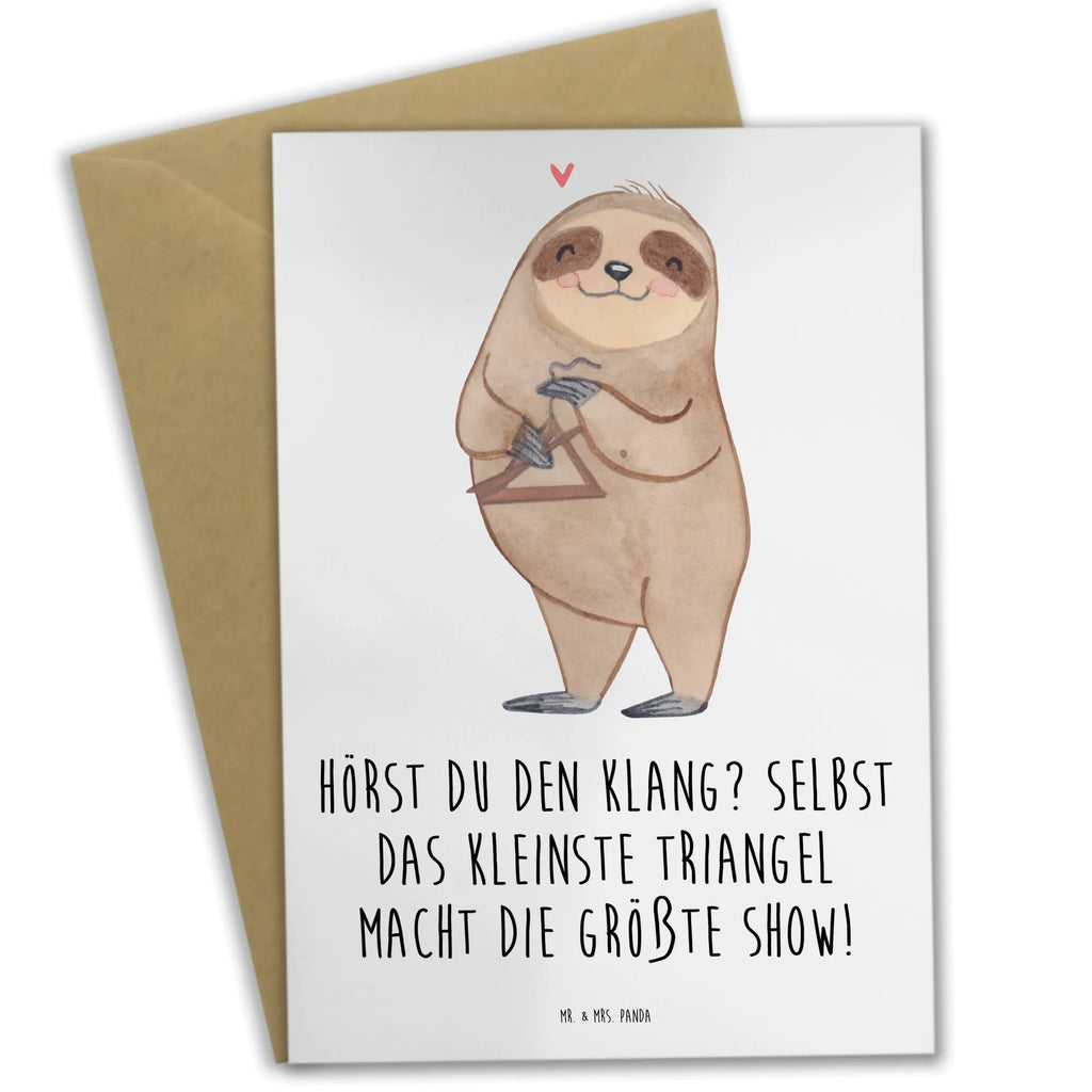 Grußkarte Triangel Klang Glückwunschkarte, Einladungskarte, Grußkarte, Geburtstagskarte, Karte, Klappkarte, Hochzeitskarte, Ansichtskarten, Instrumente, Geschenke Musiker, Musikliebhaber