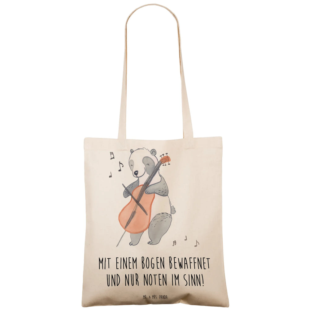 Tote bag Mit einem Bogen bewaffnet und nur Noten im Sinn! Laptoptasche, Badetasche, Beutel, Strandtasche, Jutebeutel, Jutetasche, Stofftasche, Tragetasche, Beuteltasche, Umhängetasche, Tasche, Einkaufstasche, Stoffbeutel, Einkaufstüte, Schultertasche, Shopper, Instrumente, Geschenke Musiker, Musikliebhaber