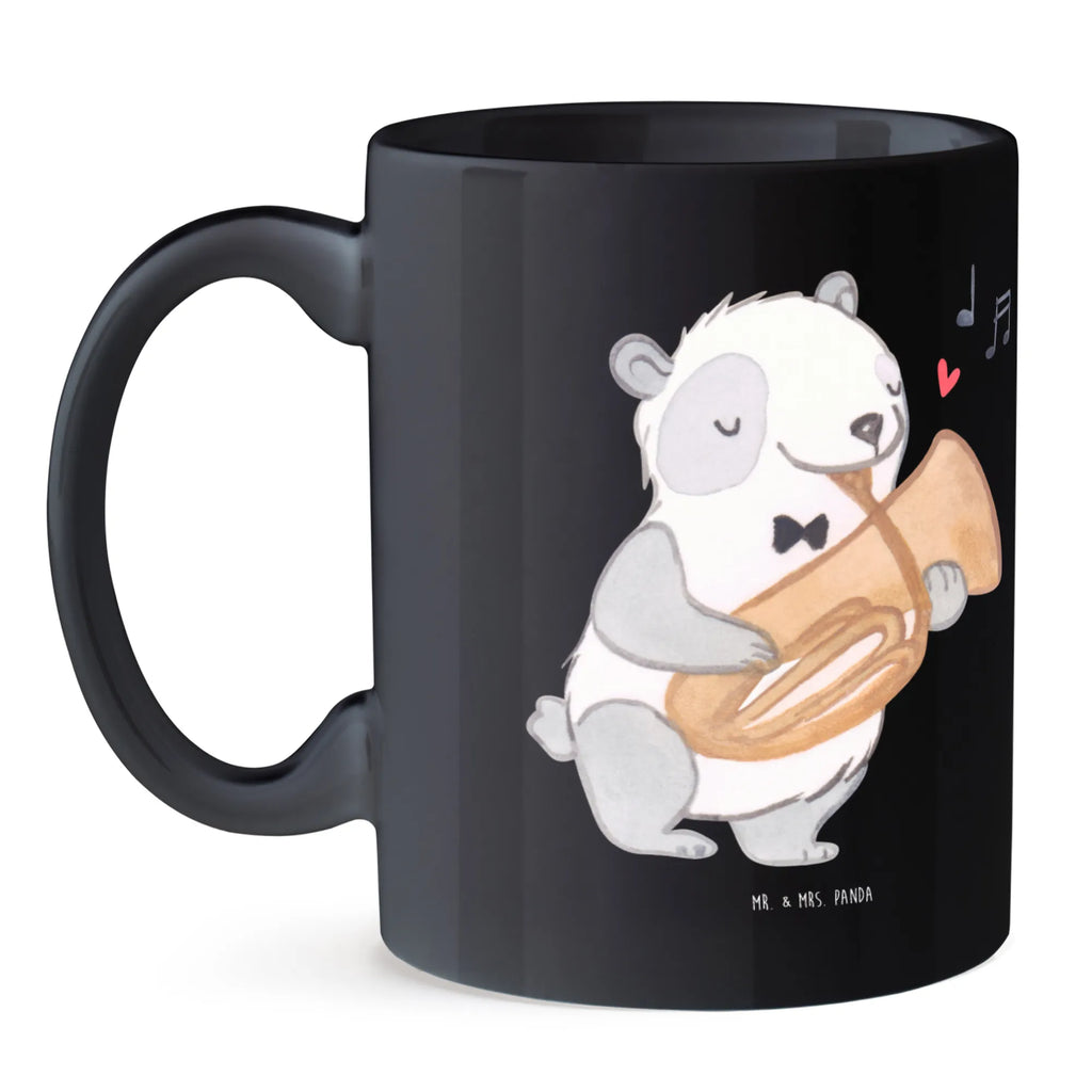 Mug Tenorhörnchen - klein aber oho! Tasse mit Zitaten, Keramiktasse, Teetasse, Bürotasse, Kaffeetasse, Porzellantasse, Geschenktasse, Tasse, Tasse mit Motiven, Instrumente, Geschenke Musiker, Musikliebhaber