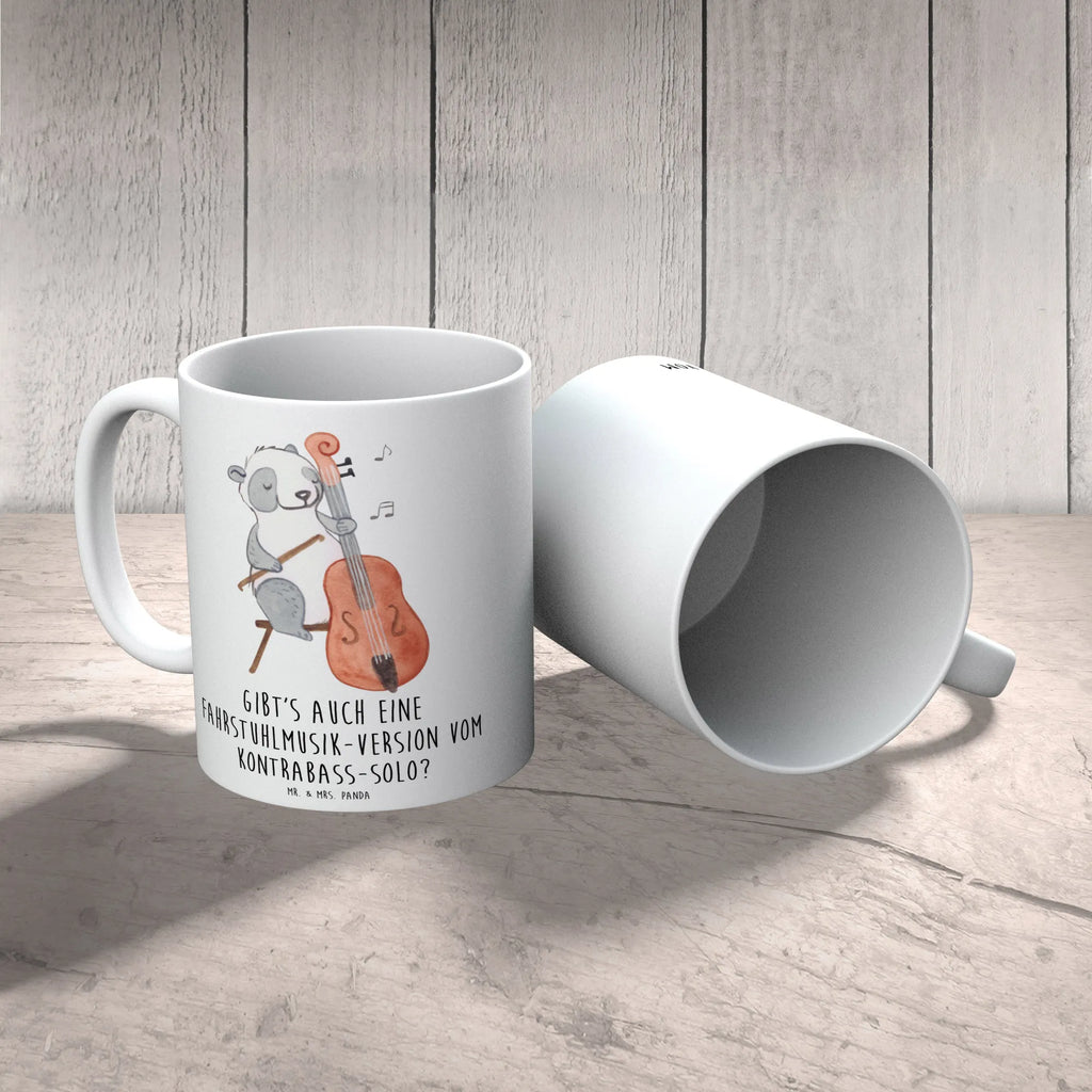 Tasse Kontrabass Solo Porzellantasse, Kaffeetasse, Teetasse, Tasse mit Motiven, Keramiktasse, Tasse, Bürotasse, Tasse mit Zitaten, Geschenktasse, Instrumente, Geschenke Musiker, Musikliebhaber