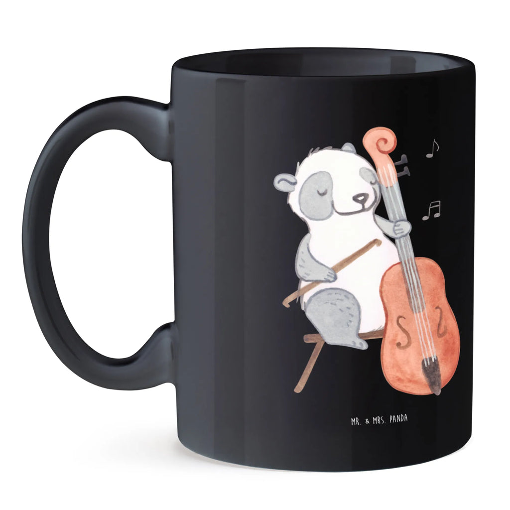 Tasse Kontrabass Liebe Teetasse, Keramiktasse, Tasse mit Zitaten, Geschenktasse, Tasse mit Motiven, Porzellantasse, Tasse, Bürotasse, Kaffeetasse, Instrumente, Geschenke Musiker, Musikliebhaber