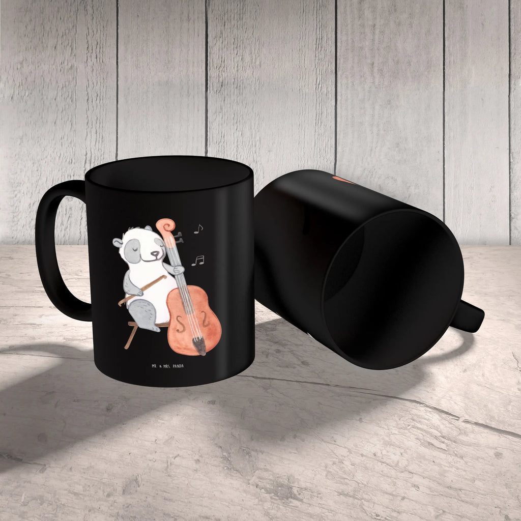 Tasse Kontrabass Liebe Teetasse, Keramiktasse, Tasse mit Zitaten, Geschenktasse, Tasse mit Motiven, Porzellantasse, Tasse, Bürotasse, Kaffeetasse, Instrumente, Geschenke Musiker, Musikliebhaber