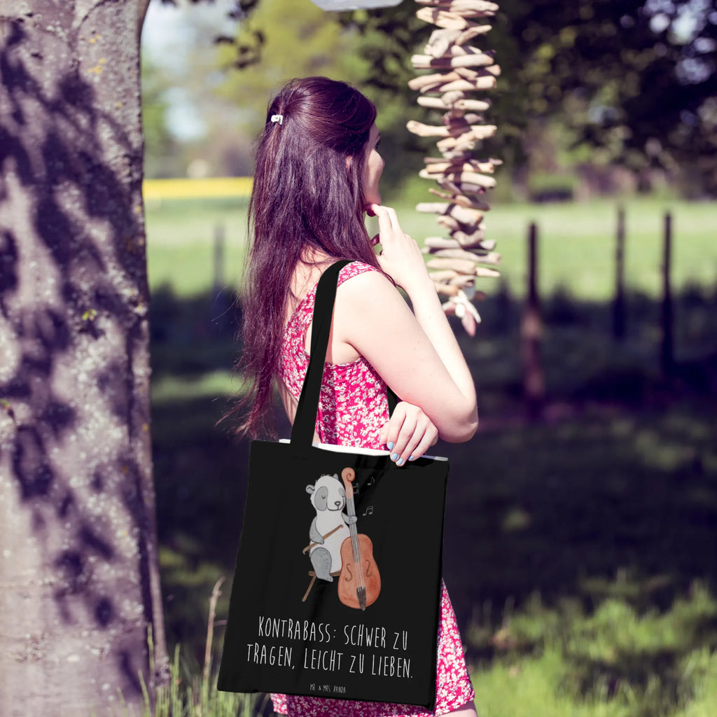 Tragetasche Kontrabass Liebe Schultertasche, Einkaufstasche, Badetasche, Jutetasche, Beuteltasche, Shopper, Einkaufstüte, Stofftasche, Beutel, Strandtasche, Tragetasche, Laptoptasche, Stoffbeutel, Tasche, Jutebeutel, Umhängetasche, Instrumente, Geschenke Musiker, Musikliebhaber