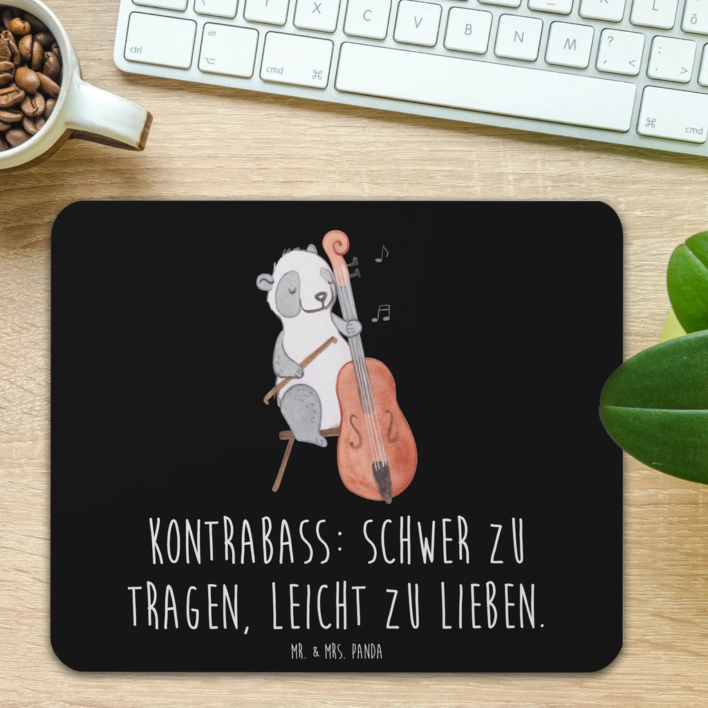 Mauspad Kontrabass Liebe Büroausstattung, Arbeitszimmer, Mauspad Büro, Mausunterlage, PC Zubehör, Computer zubehör, Designer Mauspad, Mousepad, Mauspad, Einzigartiges Mauspad, Instrumente, Geschenke Musiker, Musikliebhaber