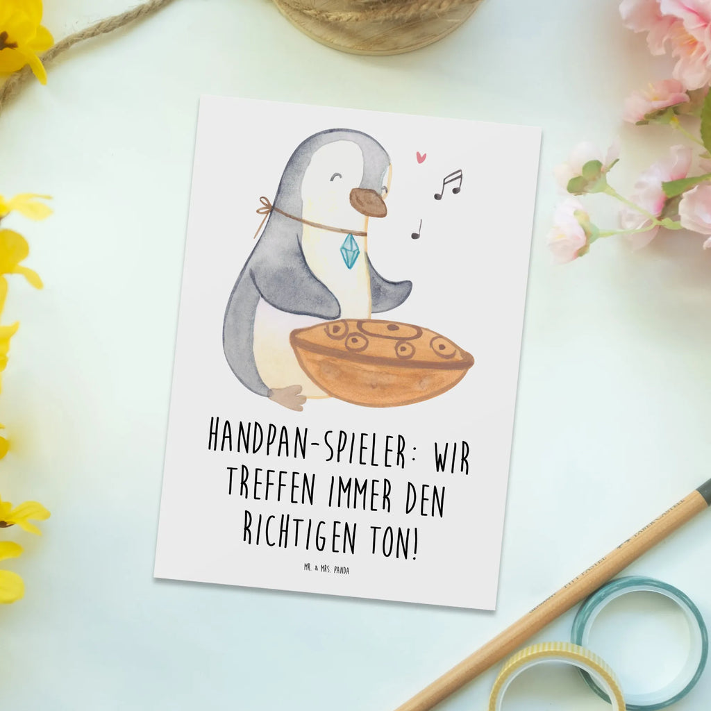 Postcard Handpan-Spieler: Wir treffen immer den richtigen Ton! Karte, Einladungskarten Geburtstag, Dankeskarte, Einladung Geburtstag, Ansichtskarten, Postkarte, Geschenkkarte, Grußkarte, Ansichtskarte, Einladung, Einladungskarte, Geburtstagskarte, Instrumente, Geschenke Musiker, Musikliebhaber