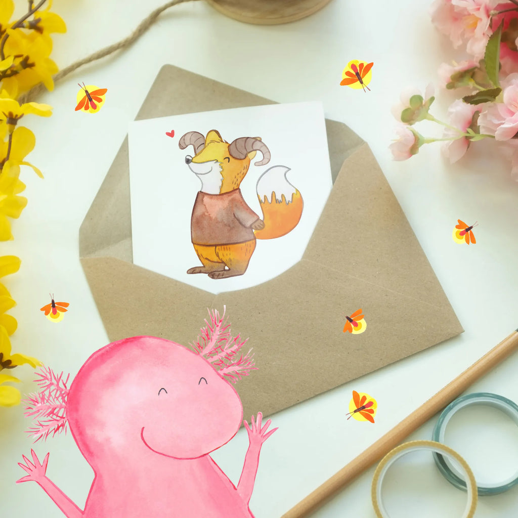 Grußkarte Widder Feuer Karte, Geburtstagskarte, Grußkarte, Hochzeitskarte, Ansichtskarten, Glückwunschkarte, Einladungskarte, Klappkarte, Tierkreiszeichen, Sternzeichen, Horoskop, Astrologie, Aszendent