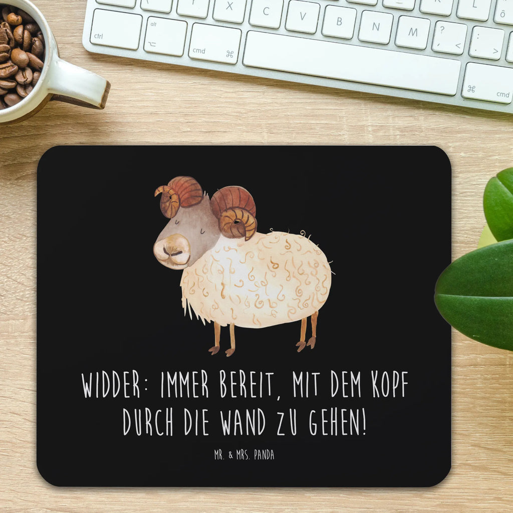 Mouse mat Widder: Immer bereit, mit dem Kopf durch die Wand zu gehen! Mousepad, Mausunterlage, Mauspad Büro, Arbeitszimmer, Designer Mauspad, Mauspad, Einzigartiges Mauspad, Büroausstattung, PC Zubehör, Computer zubehör, Tierkreiszeichen, Sternzeichen, Horoskop, Astrologie, Aszendent