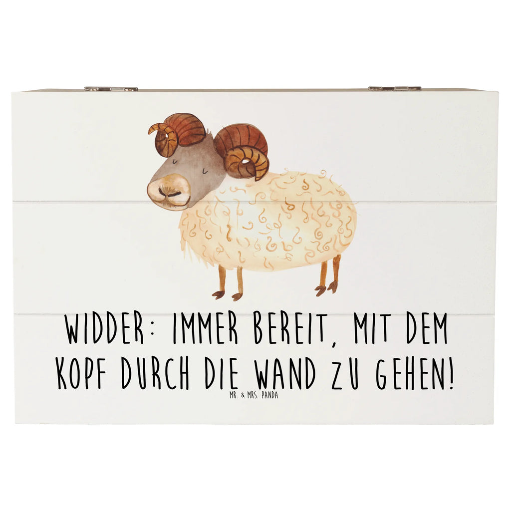 Holzkiste Widder Power Dekokiste, Kiste, Truhe, Geschenkdose, Erinnerungskiste, Aufbewahrungsbox, Holzkiste, Schatzkiste, Schatulle, Erinnerungsbox, Geschenkbox, XXL, Tierkreiszeichen, Sternzeichen, Horoskop, Astrologie, Aszendent