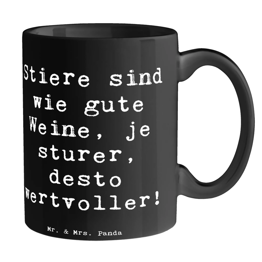 Tasse Spruch Sturer Stier Bürotasse, Teetasse, Tasse, Tasse mit Motiven, Porzellantasse, Tasse mit Zitaten, Keramiktasse, Geschenktasse, Kaffeetasse, Tierkreiszeichen, Sternzeichen, Horoskop, Astrologie, Aszendent