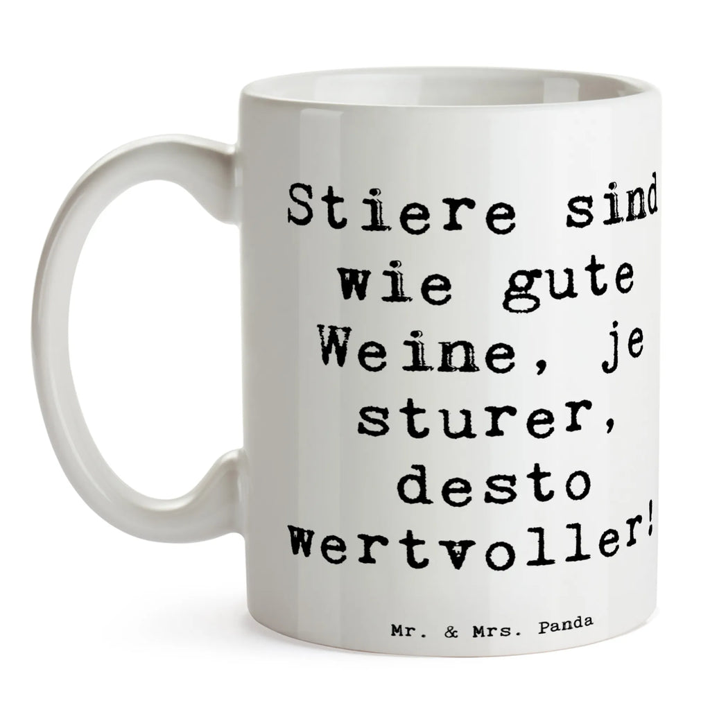 Tasse Spruch Sturer Stier Bürotasse, Teetasse, Tasse, Tasse mit Motiven, Porzellantasse, Tasse mit Zitaten, Keramiktasse, Geschenktasse, Kaffeetasse, Tierkreiszeichen, Sternzeichen, Horoskop, Astrologie, Aszendent