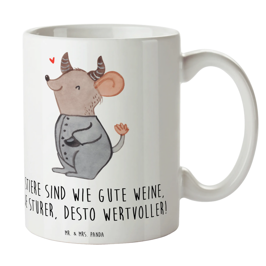Tasse Sturer Stier Tasse, Teetasse, Tasse mit Motiven, Keramiktasse, Tasse mit Zitaten, Kaffeetasse, Porzellantasse, Bürotasse, Geschenktasse, Tierkreiszeichen, Sternzeichen, Horoskop, Astrologie, Aszendent