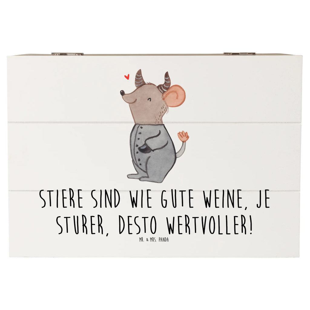 Holzkiste Sturer Stier Schatzkiste, XXL, Dekokiste, Geschenkdose, Erinnerungskiste, Geschenkbox, Holzkiste, Aufbewahrungsbox, Schatulle, Erinnerungsbox, Kiste, Truhe, Tierkreiszeichen, Sternzeichen, Horoskop, Astrologie, Aszendent