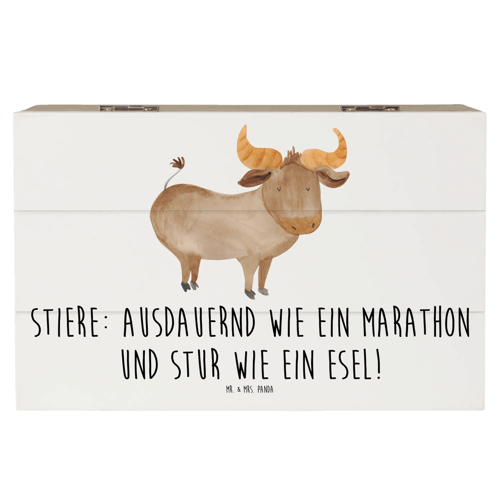 Holzkiste Starker Stier Truhe, Schatulle, XXL, Erinnerungskiste, Dekokiste, Kiste, Aufbewahrungsbox, Geschenkbox, Holzkiste, Geschenkdose, Erinnerungsbox, Schatzkiste, Tierkreiszeichen, Sternzeichen, Horoskop, Astrologie, Aszendent