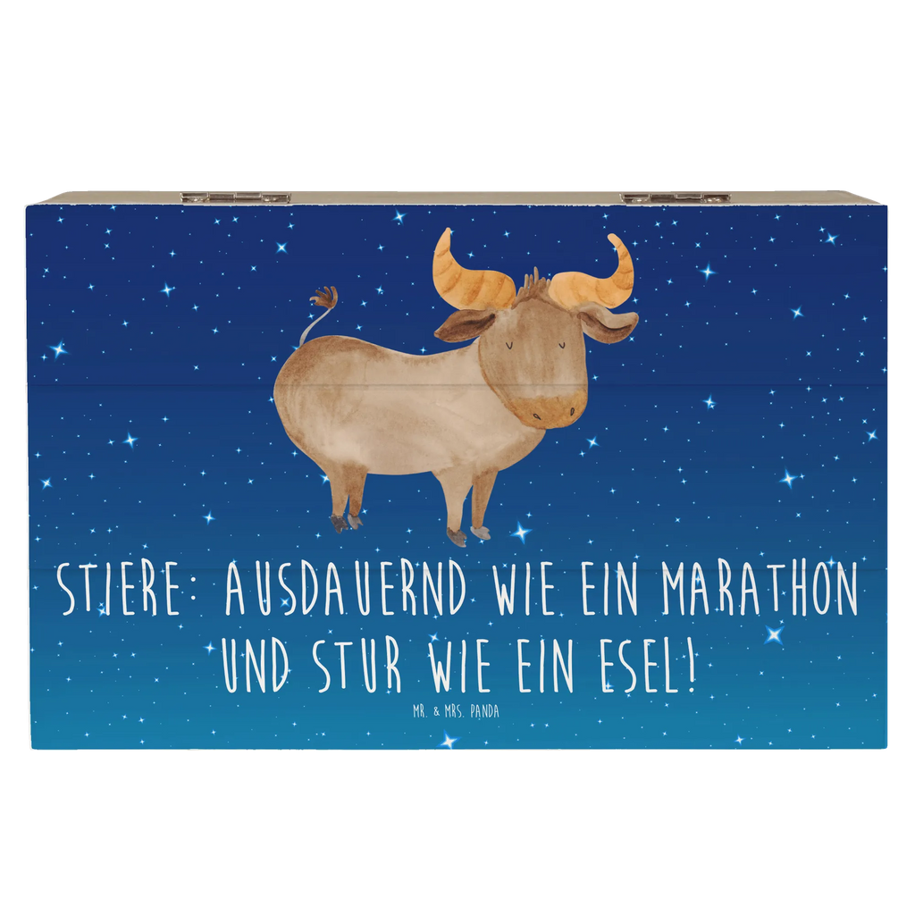 Holzkiste Starker Stier Truhe, Schatulle, XXL, Erinnerungskiste, Dekokiste, Kiste, Aufbewahrungsbox, Geschenkbox, Holzkiste, Geschenkdose, Erinnerungsbox, Schatzkiste, Tierkreiszeichen, Sternzeichen, Horoskop, Astrologie, Aszendent