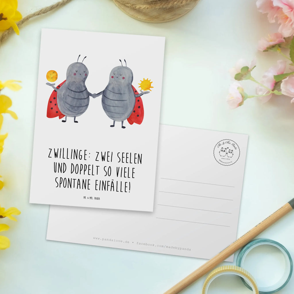 Postkarte Zwillinge Abenteuer Postkarte, Geschenkkarte, Ansichtskarten, Ansichtskarte, Einladungskarten Geburtstag, Einladung, Einladungskarte, Karte, Dankeskarte, Einladung Geburtstag, Geburtstagskarte, Grußkarte, Tierkreiszeichen, Sternzeichen, Horoskop, Astrologie, Aszendent