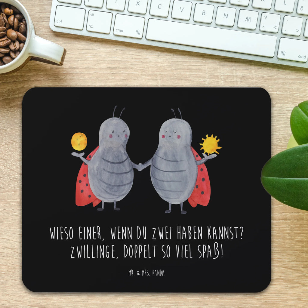 Mouse mat Wieso einer, wenn du zwei haben kannst? Zwillinge, doppelt so viel Spaß! Mausunterlage, Einzigartiges Mauspad, Mauspad, PC Zubehör, Arbeitszimmer, Computer zubehör, Designer Mauspad, Mousepad, Mauspad Büro, Büroausstattung, Tierkreiszeichen, Sternzeichen, Horoskop, Astrologie, Aszendent