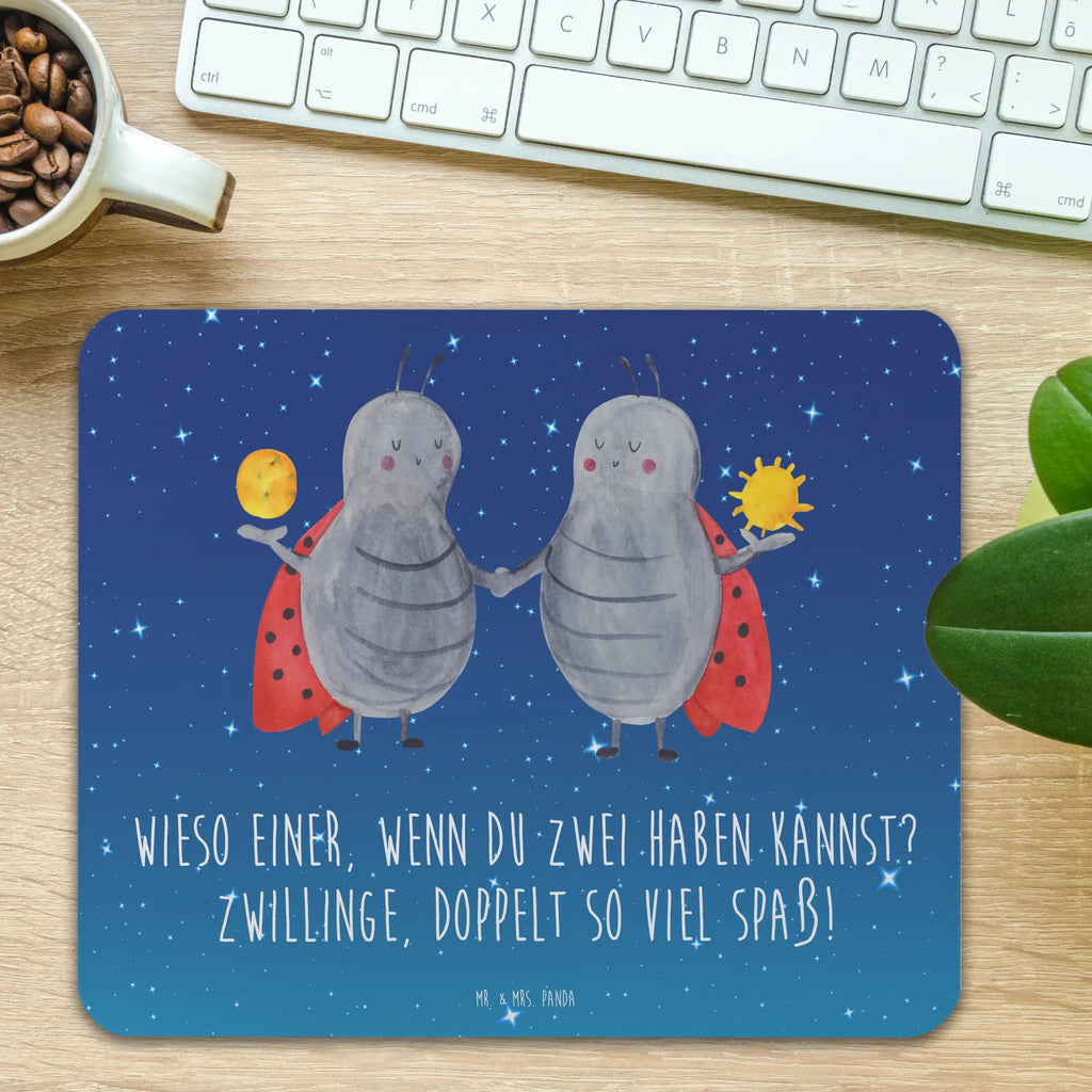 Mouse mat Wieso einer, wenn du zwei haben kannst? Zwillinge, doppelt so viel Spaß! Mausunterlage, Einzigartiges Mauspad, Mauspad, PC Zubehör, Arbeitszimmer, Computer zubehör, Designer Mauspad, Mousepad, Mauspad Büro, Büroausstattung, Tierkreiszeichen, Sternzeichen, Horoskop, Astrologie, Aszendent